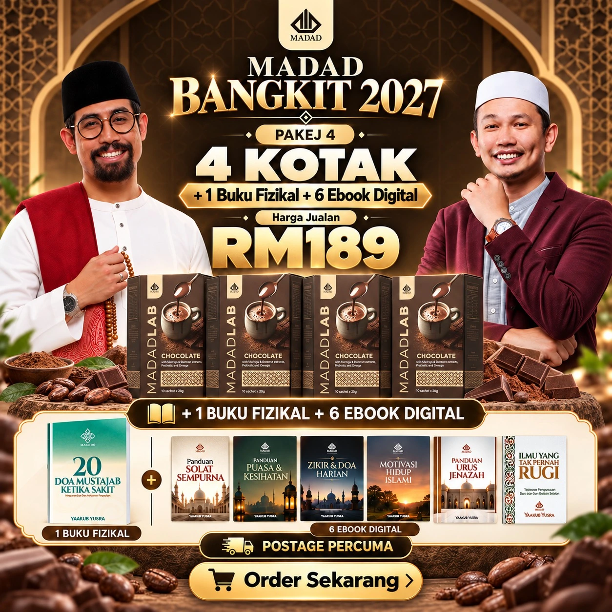 4 Kotak Coklat