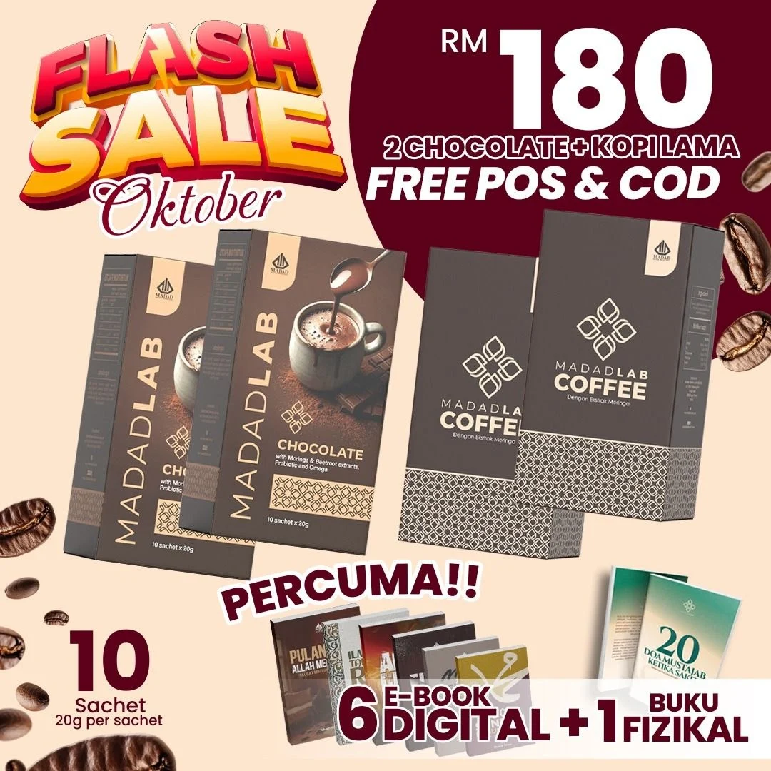 FLASH SALE OKTOBER - 2 Coklat + 2 Kopi Lama