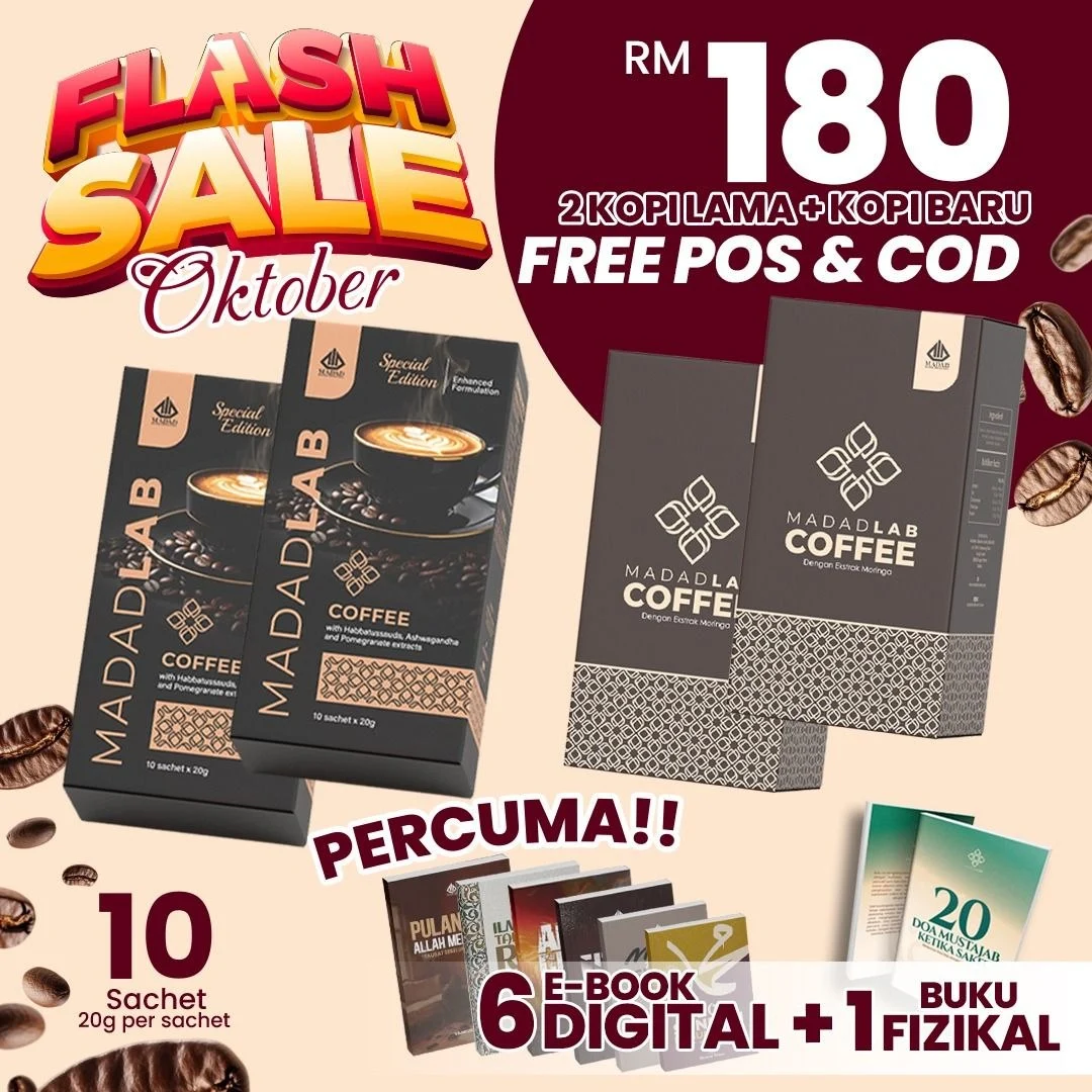 FLASH SALE OKTOBER - 2 Kopi Lama + 2 Kopi Baru